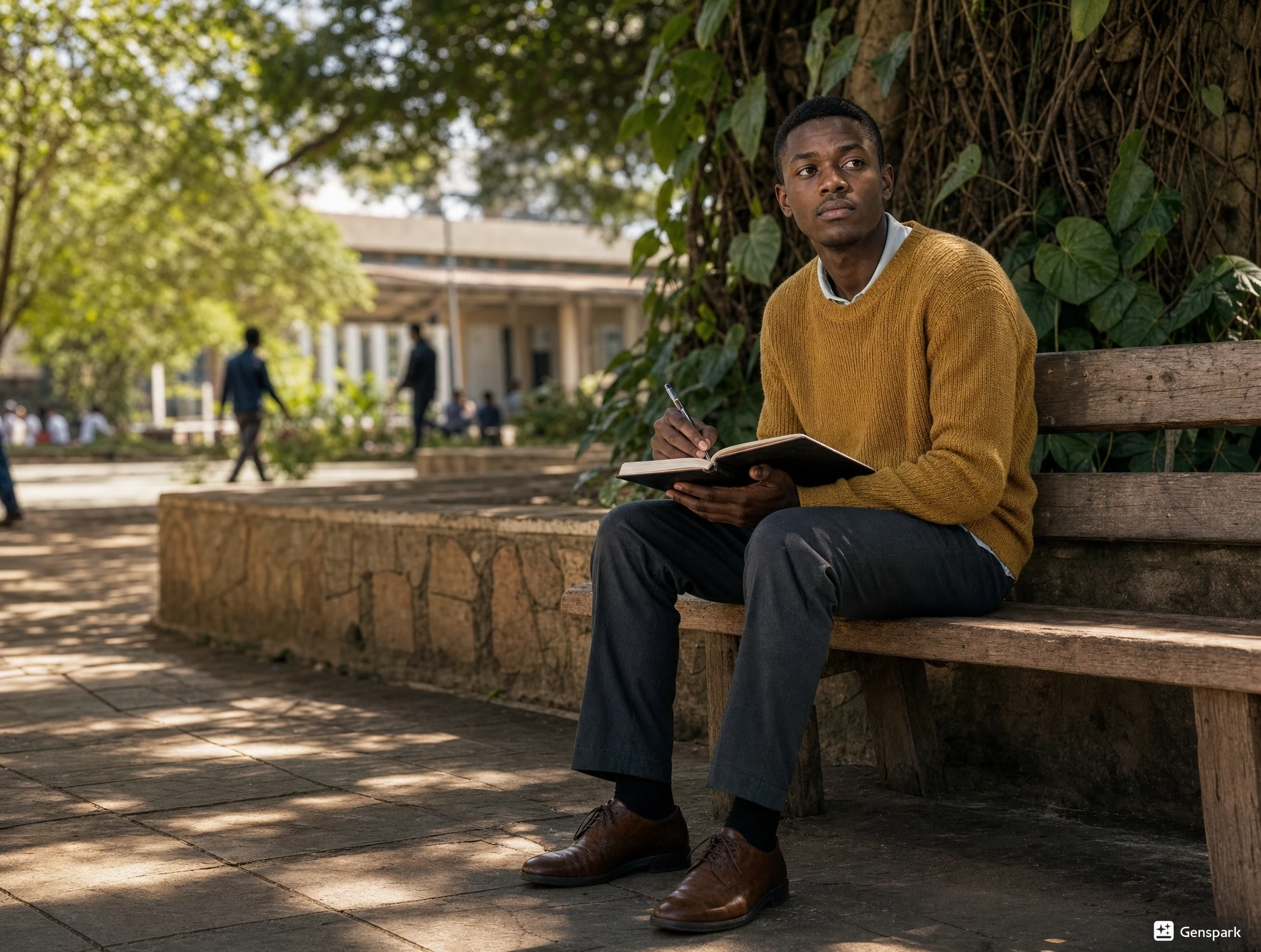 A Ugandan university student reflecting on choices, purpose and the direction of life.